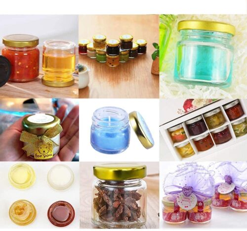 Small Glass Jars with Lid 50 ml | Small Jam Jar for Crafts, DIY and Candle Making - Image 8