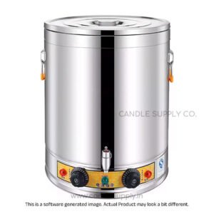 Imported Heavy Duty Stainless Steel Wax Melter for Candle Making 30 Liters